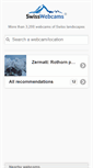 Mobile Screenshot of en.swisswebcams.ch